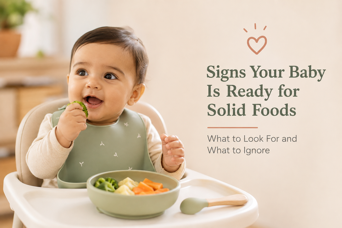 Signs Your Baby Is Ready for Solid Foods — A Pediatrician’s Guide for Indian Mothers